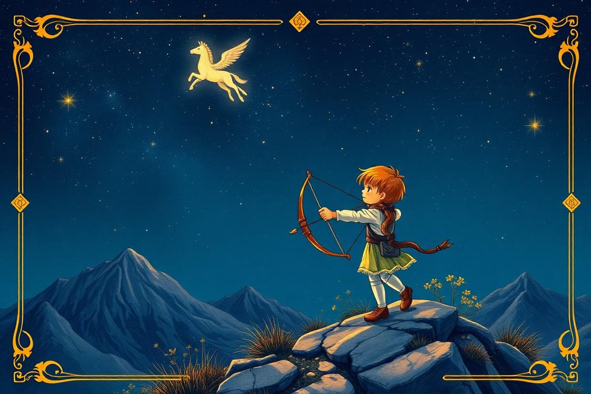 sagittarius child astrology activities guide with adventurous child exploring learning and outdoor activities